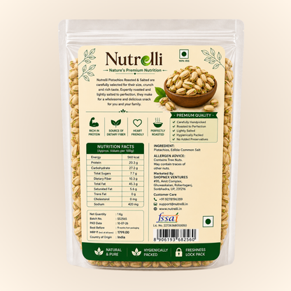 Pistachios 1 Kg Pack