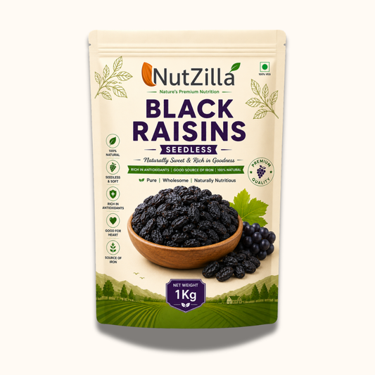 Black Raisins 1 Kg Pack