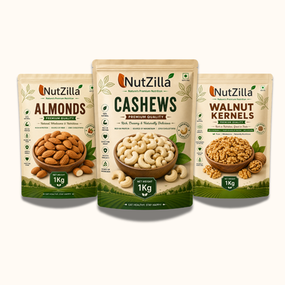 Combo Of 3 Kg (Almond, Cashews & Pistachios)